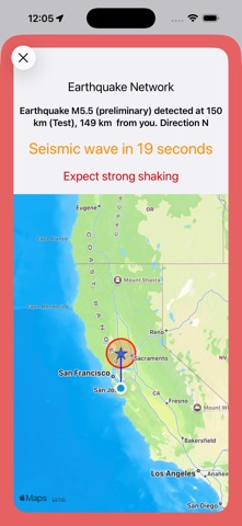Earthquake Network App Store screenshot 1