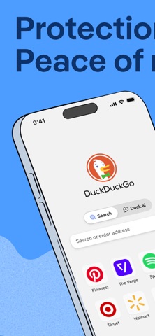 DuckDuckGo, optional Duck.ai App Store screenshot 1