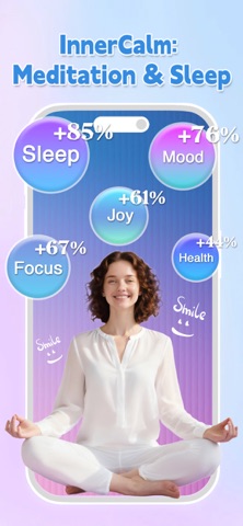 InnerCalm: Meditation & Sleep App Store screenshot 1