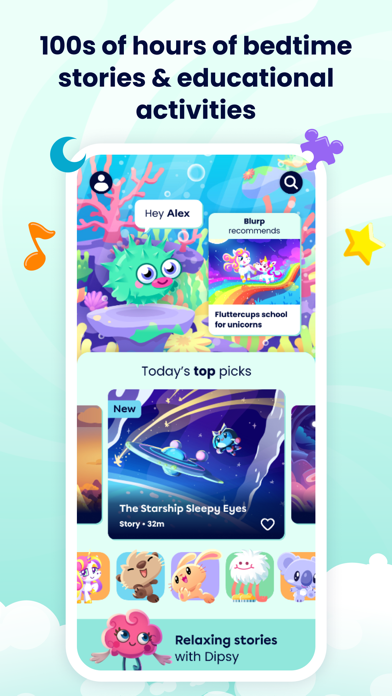 Moshi Kids: Sleep, Relax, Play App Store screenshot 1