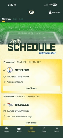 Green Bay Packers App Store screenshot 2