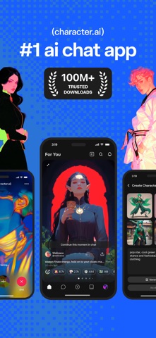 Character AI: Chat, Talk, Text App Store screenshot 1