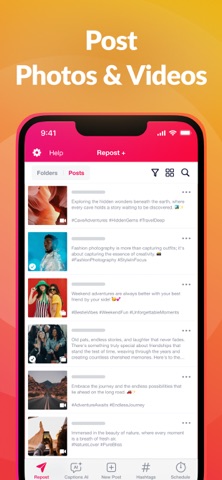 Repost+ for Instagram . App Store screenshot 2