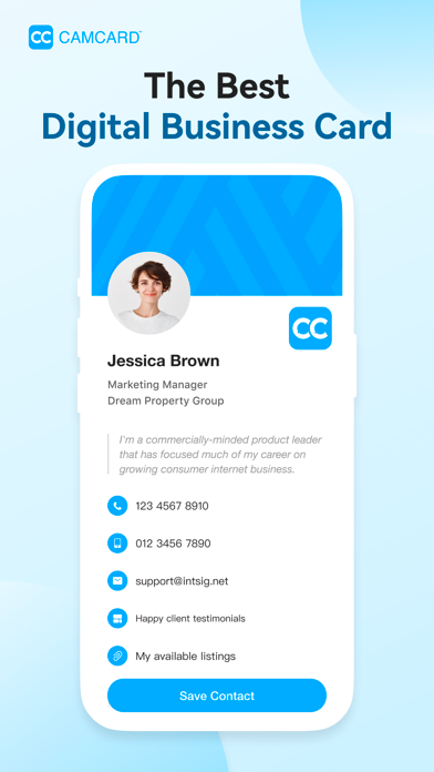 CamCard AI Business Assistant App Store screenshot 1