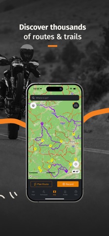 REVER - Motorcycle GPS & Rides App Store screenshot 2
