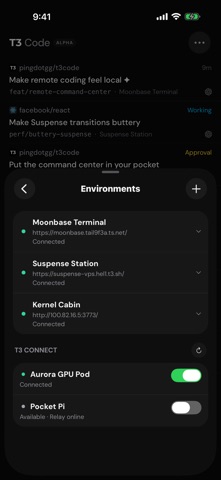 T3 Code - Remote Claude & more App Store screenshot 2