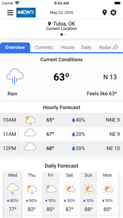 MCWX App Store screenshot 2