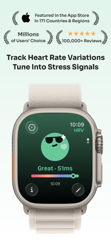 StressWatch: AI Stress Monitor App Store screenshot 1