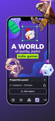 GDevelop - Create & Play Games App Store screenshot 1