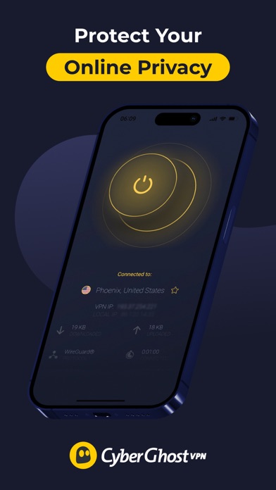 CyberGhost: Safe & Private VPN App Store screenshot 1