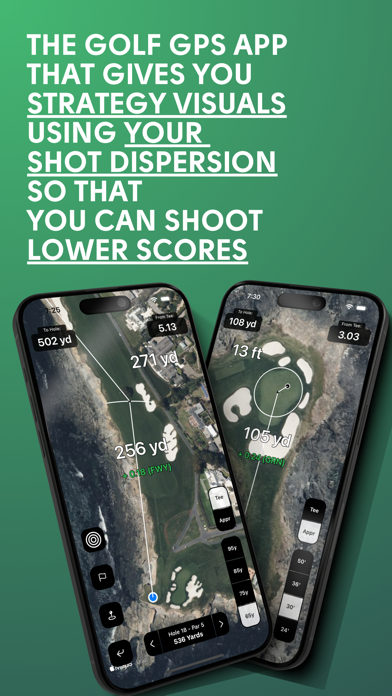 Shot Pattern - Golf GPS App Store screenshot 1