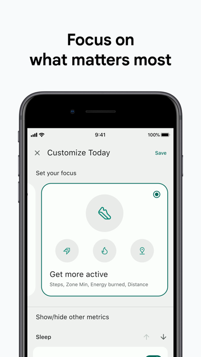 Google Health (Fitbit) App Store screenshot 2