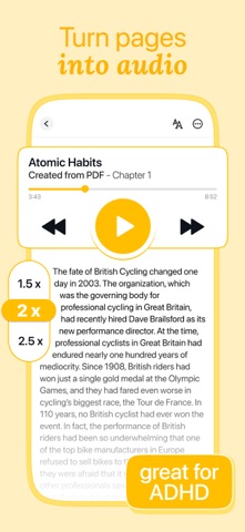 Text to Speech - Listen AI App Store screenshot 1