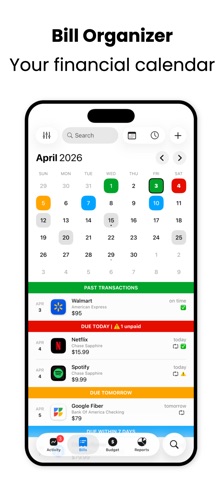 Bill Tracker Pro App Store screenshot 1
