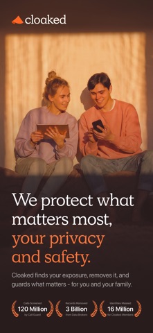Cloaked: Protect your privacy App Store screenshot 1
