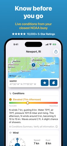 NOAA Marine Forecast: Buoycast App Store screenshot 1