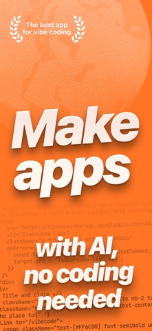 SteerCode: Vibe Coding Builder App Store screenshot 1