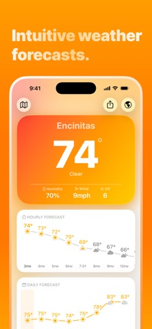 Mercury Weather App Store screenshot 2