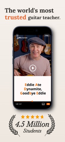 Justin Guitar Lessons & Songs App Store screenshot 2