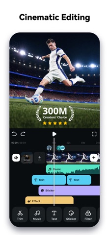 Filmora: AI Video Editor&Maker App Store screenshot 1
