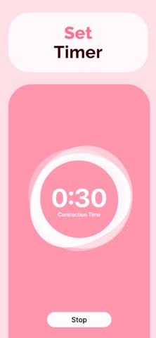 Contraction Timer ＆ Tracker App Store screenshot 2
