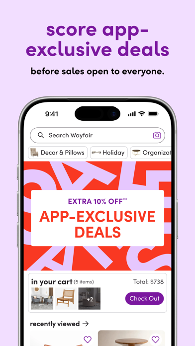 Wayfair – Shop All Things Home App Store screenshot 1