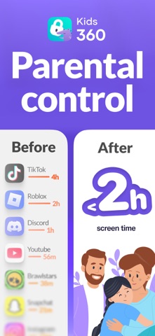 Parental Control App Kids360 App Store screenshot 1