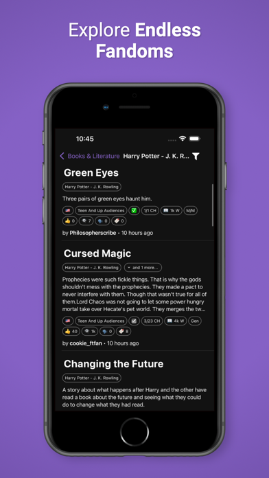 FanFiction | AO3 unofficial App Store screenshot 2