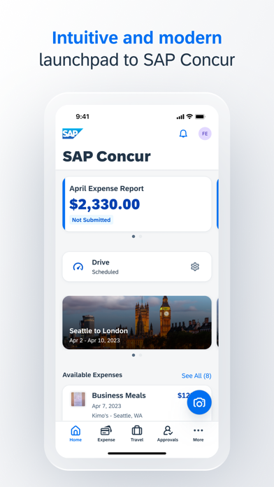 SAP Concur App Store screenshot 1