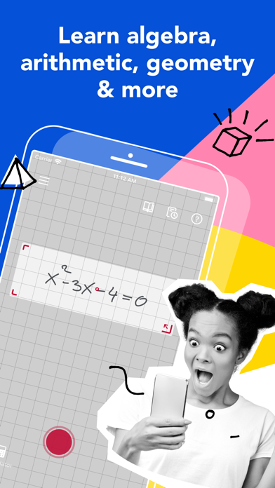 Photomath App Store screenshot 1