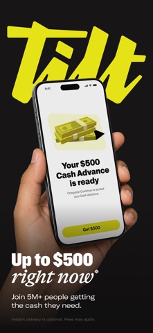 Tilt: Cash Advance & Credit App Store screenshot 1