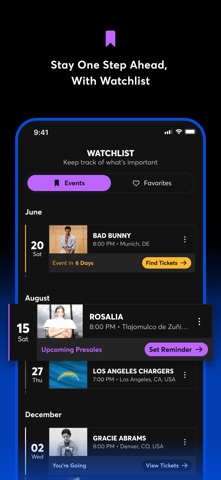 Ticketmaster－Buy, Sell Tickets App Store screenshot 2