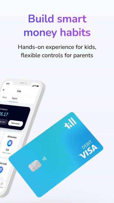 Till: Kids & Teen Banking App Store screenshot 2
