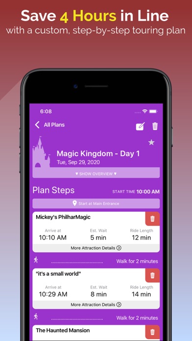 Disney World Lines (TP) App Store screenshot 2