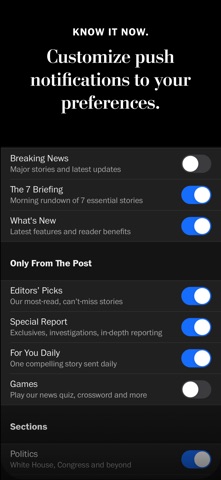 Washington Post App Store screenshot 2