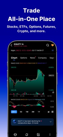 Webull: Investing & Trading App Store screenshot 1