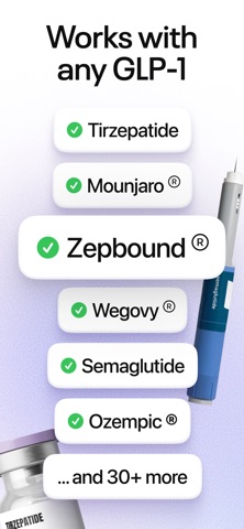 MeAgain: GLP-1 Tracker App App Store screenshot 2