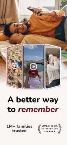 Tinybeans Private Family Album App Store screenshot 1