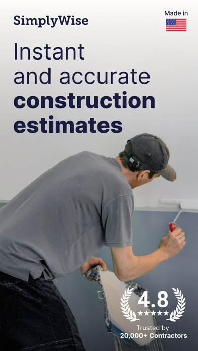SimplyWise: Cost Estimator App Store screenshot 1