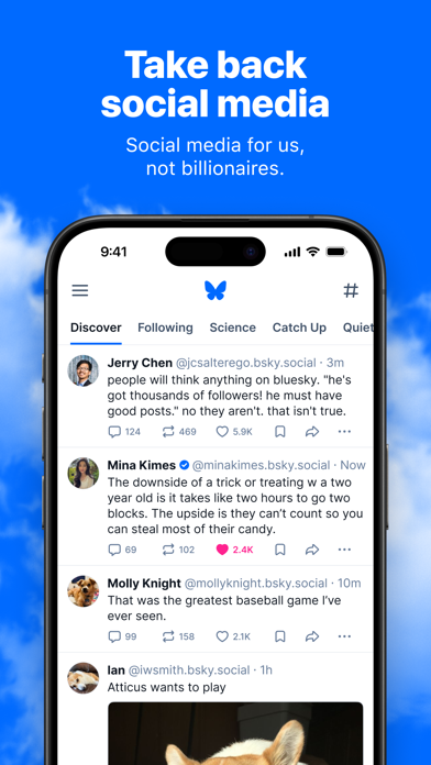 Bluesky Social App Store screenshot 1