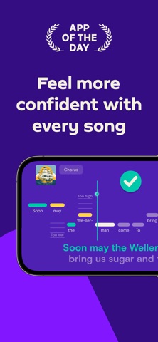 Simply Sing: My Singing App App Store screenshot 1