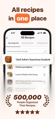 Recipe Keeper Box - OrganizEat App Store screenshot 2