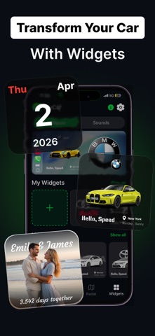 myCar: Car Widgets & Dashboard App Store screenshot 2