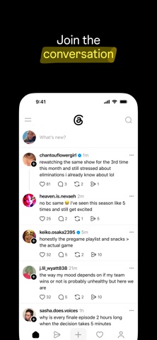Threads App Store screenshot 1