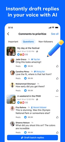 Facebook Creator Studio App Store screenshot 2