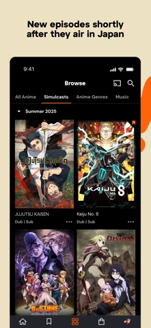 Crunchyroll screenshot