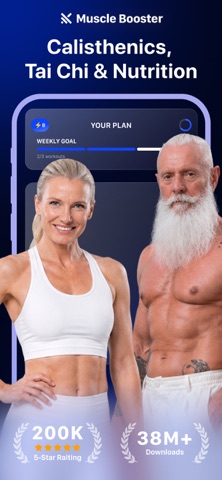 Muscle Booster Workout Tracker App Store screenshot 1