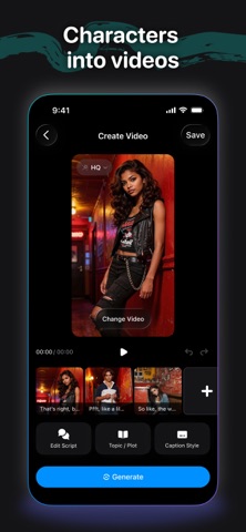 Cantina: AI Video & Characters App Store screenshot 2