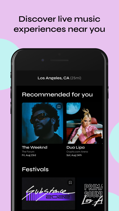 Bandsintown Concerts App Store screenshot 2