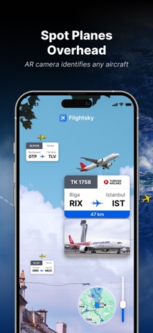 FlightSky: Live Plane Radar App Store screenshot 2